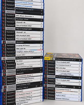 Lotto 80 Giochi PS2 PlayStation 2