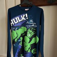 Maglia Marvel di Hulk età 13/14