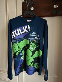 Maglia Marvel di Hulk età 13/14