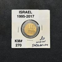 Collectible Coin 10 New Sheqalim 1995s-2017s