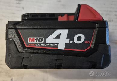 Milwaukee M18B4 Batteria agli ioni di litio 4,0ah