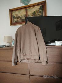 felpa marrone con cappuccio 