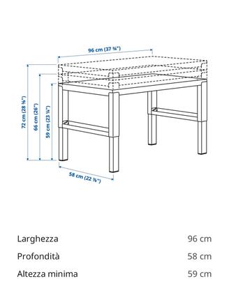 Scrivania Ikea Bambini-Ragazzi