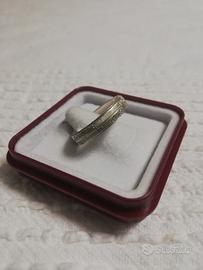 Anello Argento 925 Unisex Diametro 19 mm Circ 9 cm