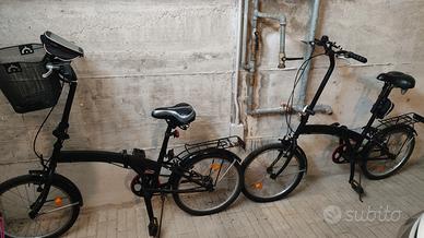 Coppia biciclette pieghevoli 