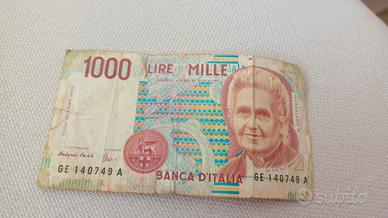 Banconota Mille Lire