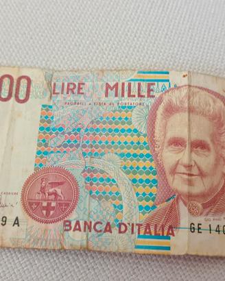 Banconota Mille Lire