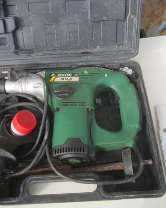 MARTELLO-DEMOLITORE-ROTATIVO STAYER MH 6 CON PUNTE