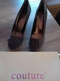 Scarpe Couture da donna in pelle NUOVE n. 39