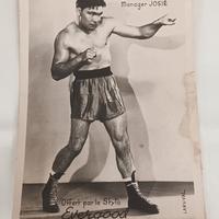 cartolina pugile Jean Stock - anni 40