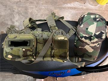 Corpetto tattico piu cappellino