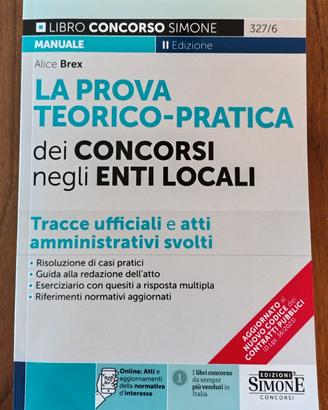 Libro prova teorico pratica per enti locali