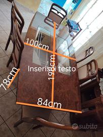 sala da pranzo completta 