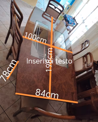 sala da pranzo completta 