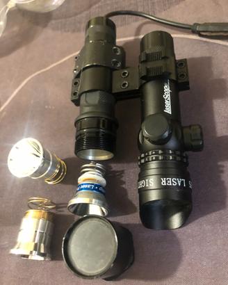 Torcia Surefire 6P + 2 lampadine Led + Switch e La