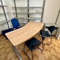 Set ufficio scrivania + 3 sedie
