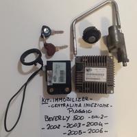 Beverly 500 kit immobilizer centralina iniezione  