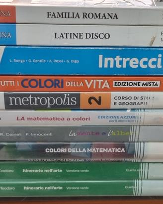 libri scuola superiore 2a 3a 4a Liceo  umanistico