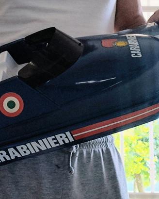 motoscafo carabinieri Reel anni 70 vintage Italy