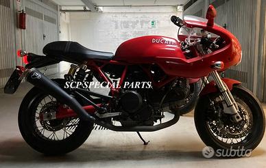 Ducati sport classic terminali termignoni neri
