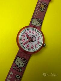 Orologio flik flak swatch hello kitty no labubu