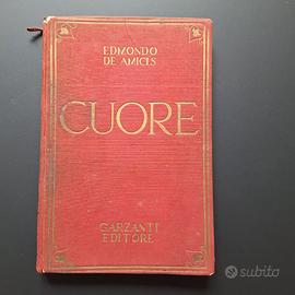 Libro cuore vintage firmata Ugo De Amicis