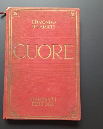 Libro cuore vintage firmata Ugo De Amicis