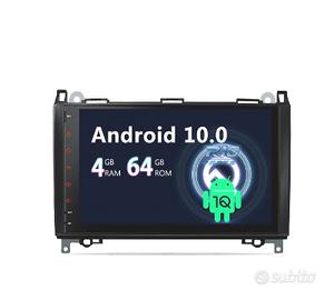 RADIO GPS ANDROID 14 PER MERCEDES CLASSE A B VITO 
