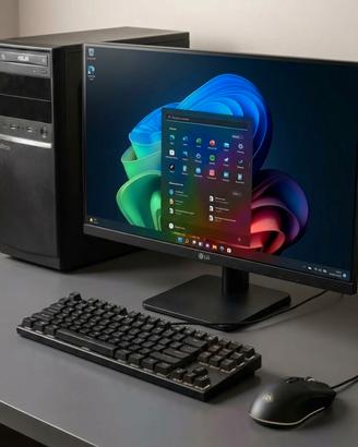 PC Workstation Gaming completo 9400 1TB 16GB RX550