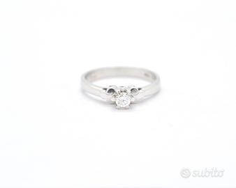 Anello solitario Damiani ct 0,18