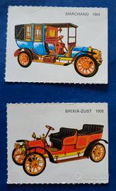 Due figurine automobili d'epoca