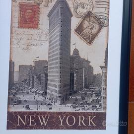 Stampe vintage 30x40 in cornice New York o Paris