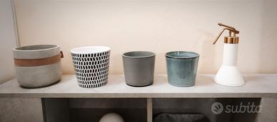 SET PIANTE: 4 Coprivasi + 1 Nebulizzatore IKEA