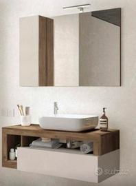 Nuovo sigillato!! specchio con pensile e luce Led