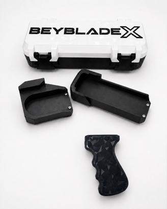 Kit Beyblade X Custodia Grip Deck Box Fondina