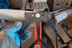 Portatarga Moto Universale SPINN bikers - Allumini