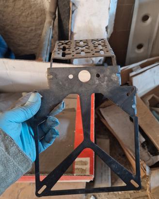 Portatarga Moto Universale SPINN bikers - Allumini