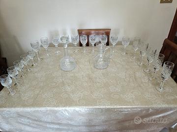 Set bicchieri in puro cristallo 