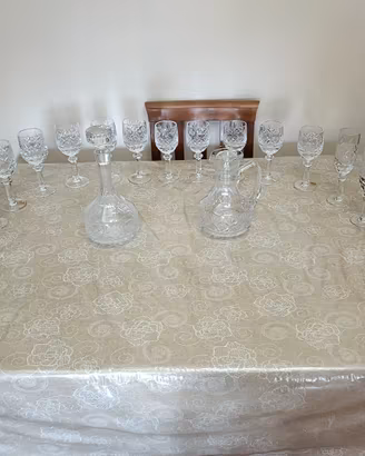 Set bicchieri in puro cristallo 
