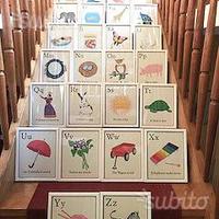 Quadretti alfabeto inglese