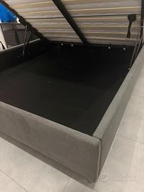 SET LETTO CONTENITORE/MATERASSO E CUSCINI MEMORY