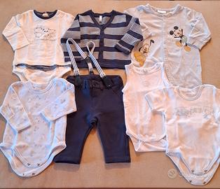 Set vestiti bimbo 6 mesi 68 cm NUOVO 