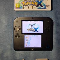 Nintendo 2ds+ pokemon x + alimentatore