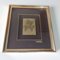 Opera d'arte su metallo prezioso di R. Bocchetti