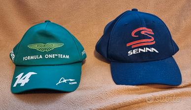 F1  2 cappelli SENNA e ASTON MARTIN