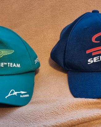 F1  2 cappelli SENNA e ASTON MARTIN