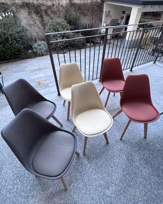 Set di 6 sedie modello svedese nuove