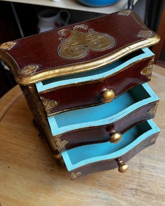 Mini Cassettiera Portagioie Vintage LUNGHI
