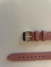 Cinturino Cluse rosa antico 16 mm silver