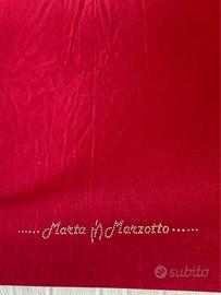 Lenzuolo microfibra rosso MARTA MARZOTTO